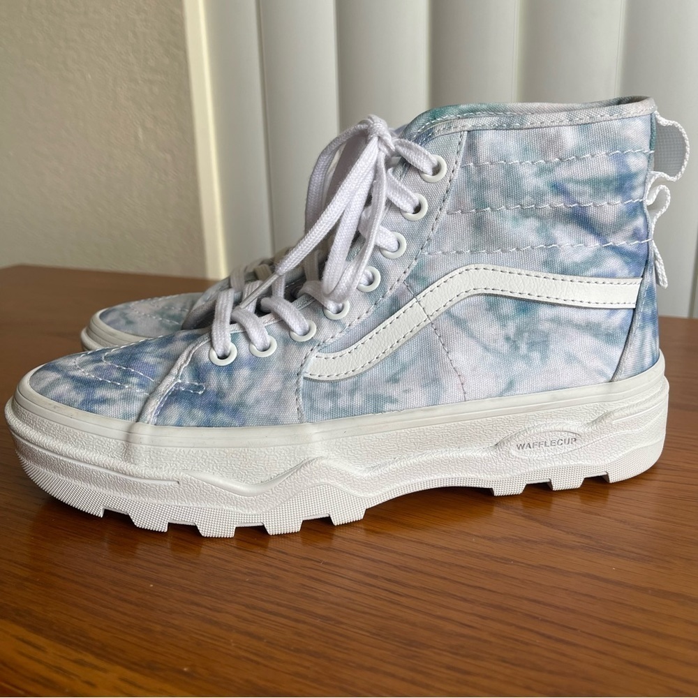 Vans Sentry Sk8-Hi Wafflecup Shoes Pastel Tie Dye Women’s 7/Men’s 5.5 - Picture 2 of 13